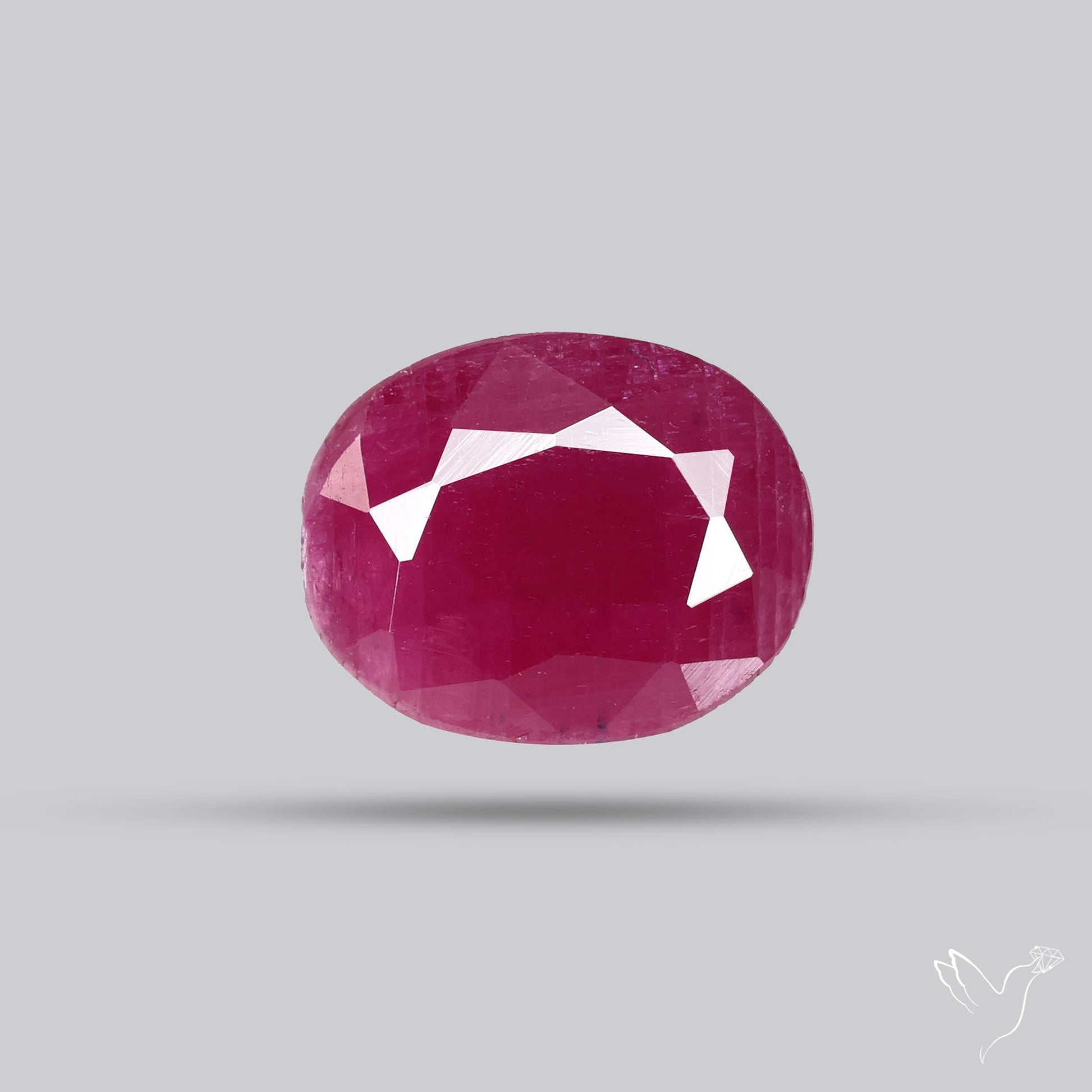 Faceted Natural Indian Ruby