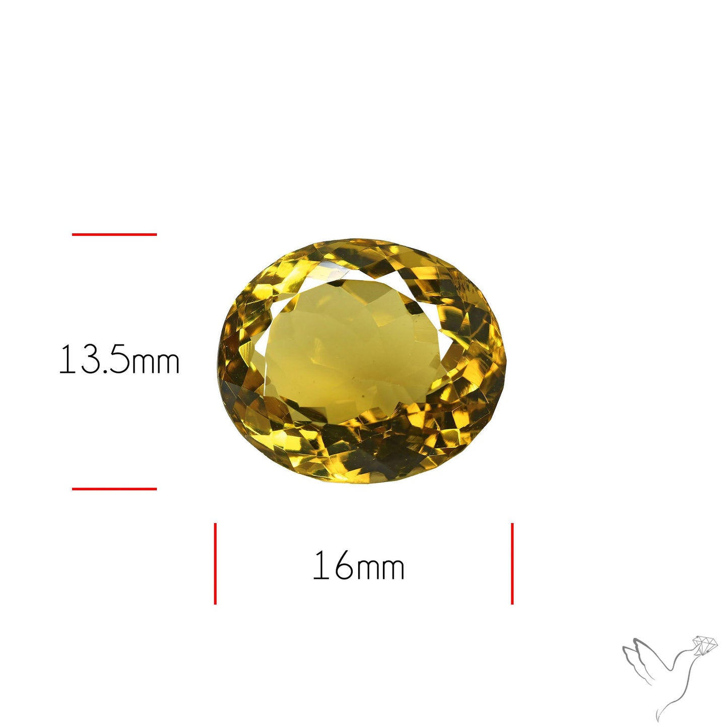 Faceted Lemon Quartz