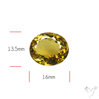 Faceted Lemon Quartz