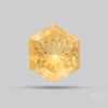 Faceted Clear Citrine Reverse Intaglio Fantasy Cut