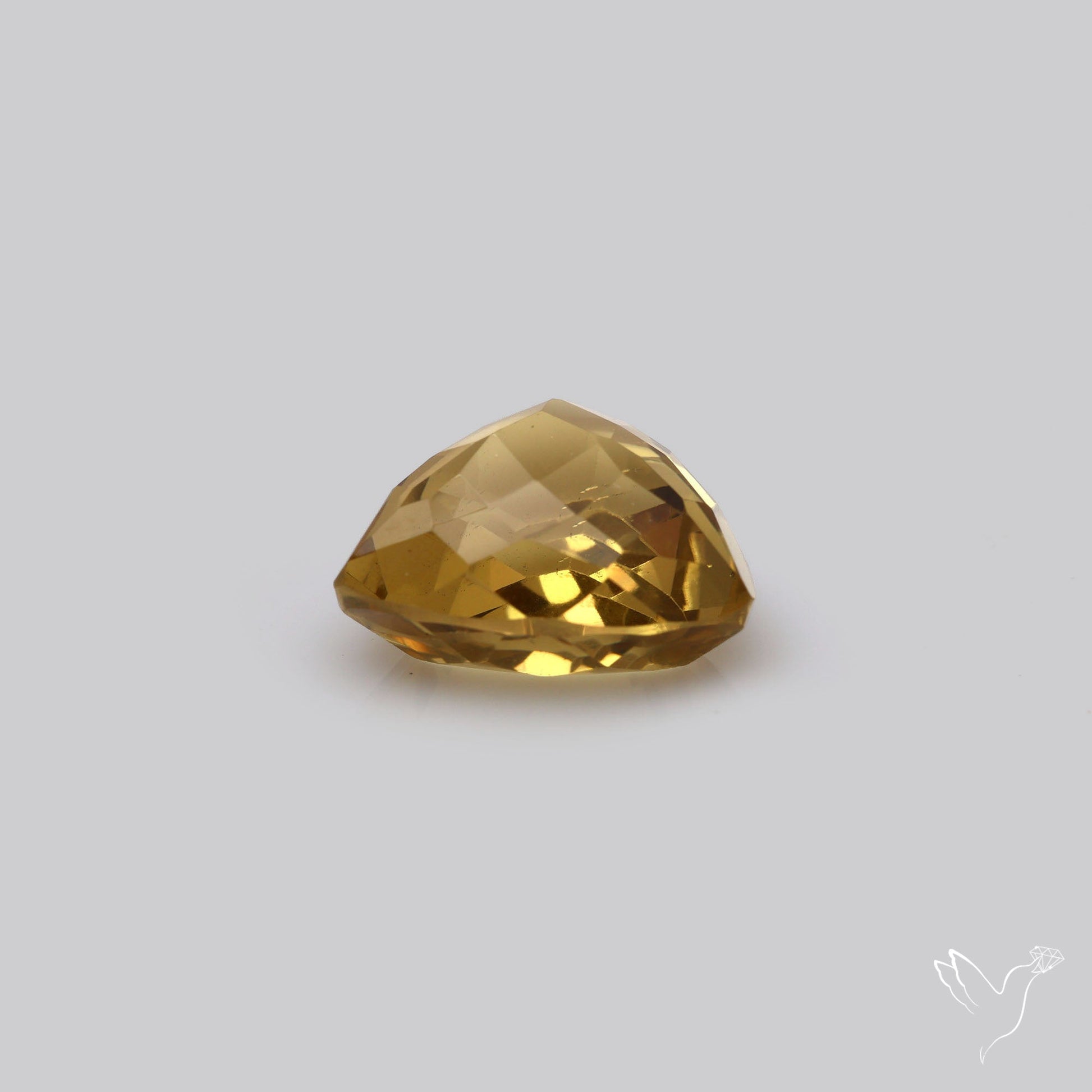 Faceted Lemon Quartz