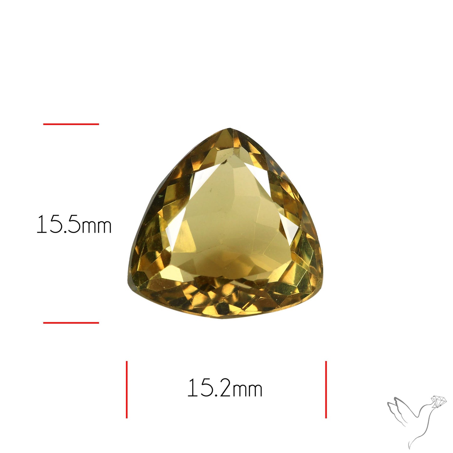 Faceted Lemon Quartz