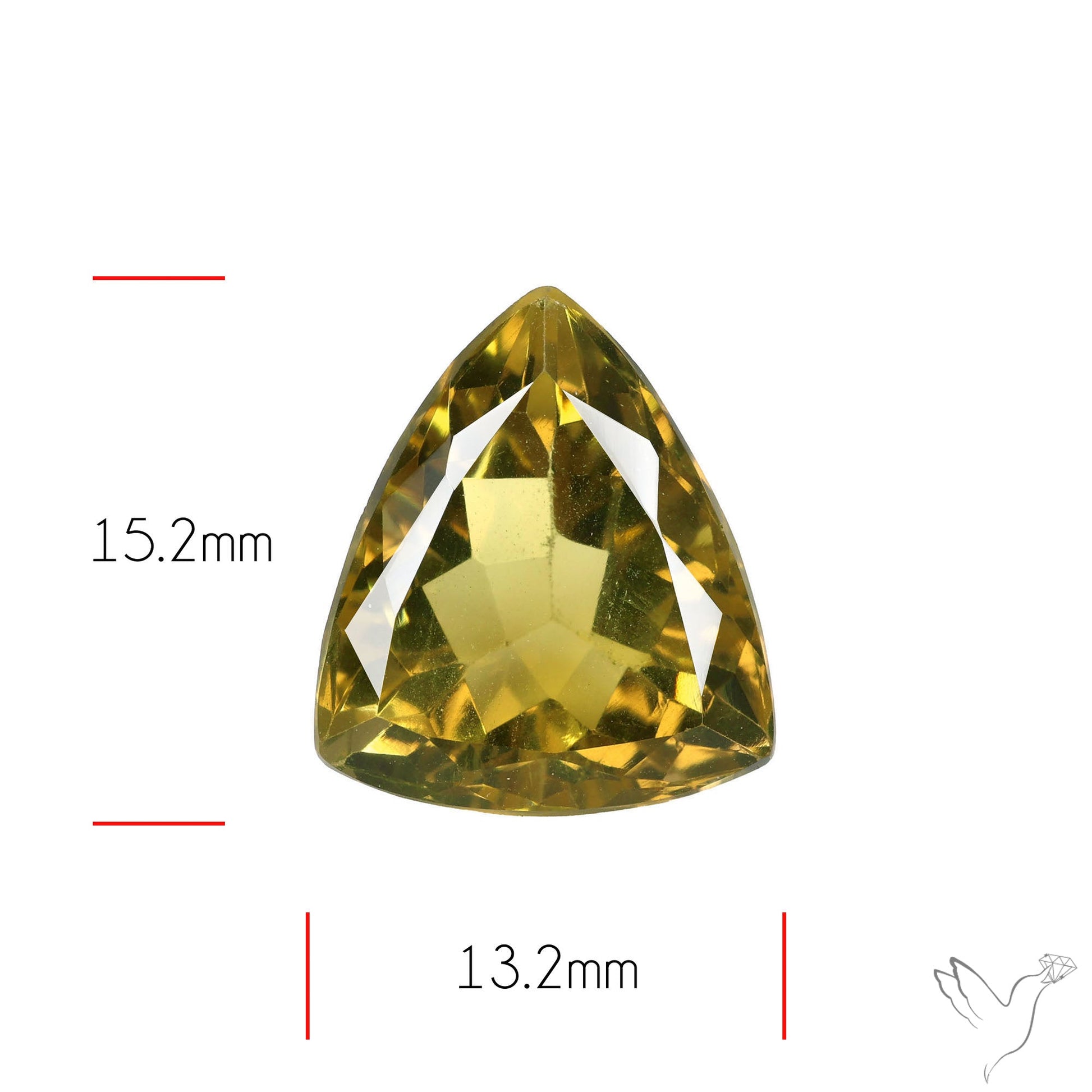 Faceted Lemon Quartz