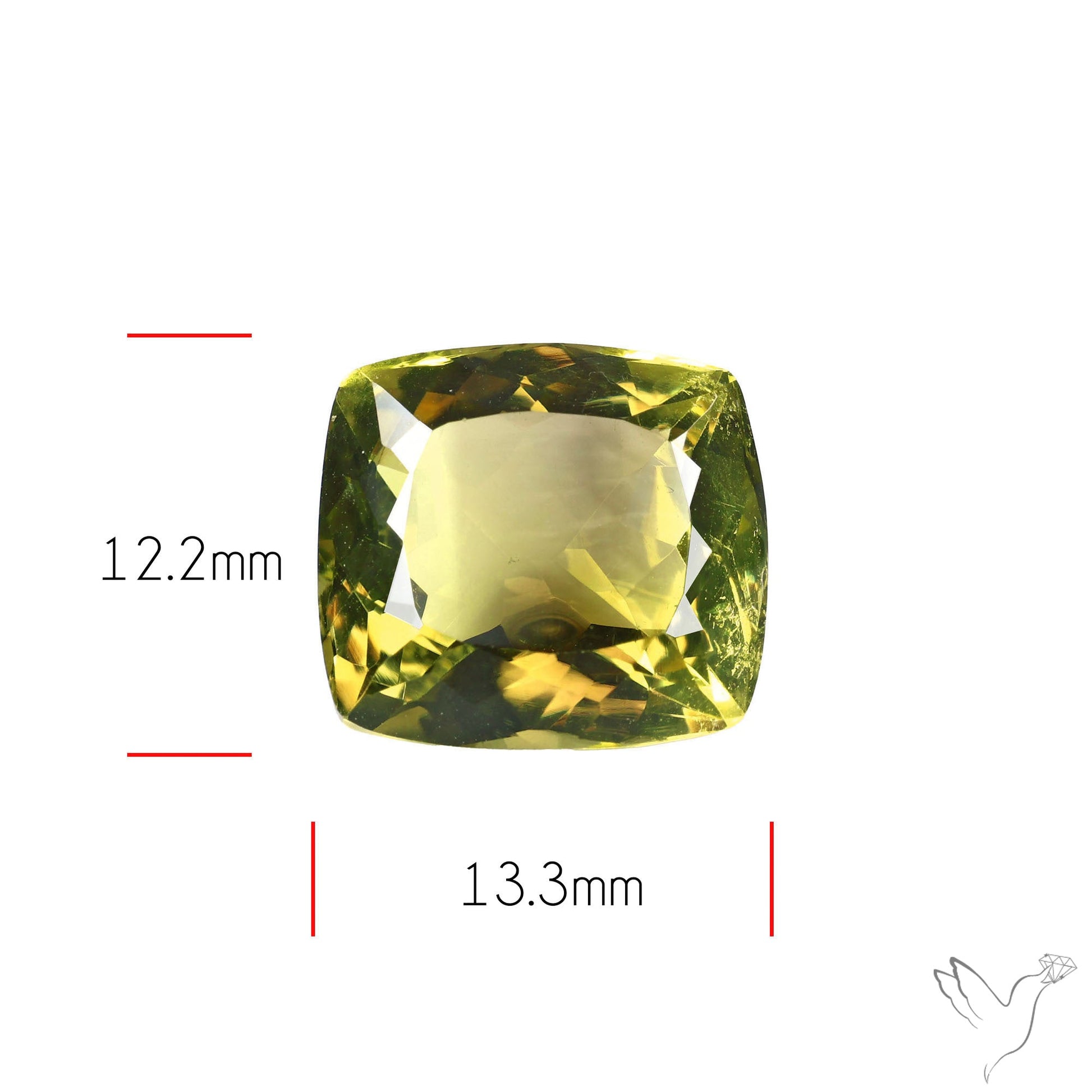 Faceted Lemon Quartz