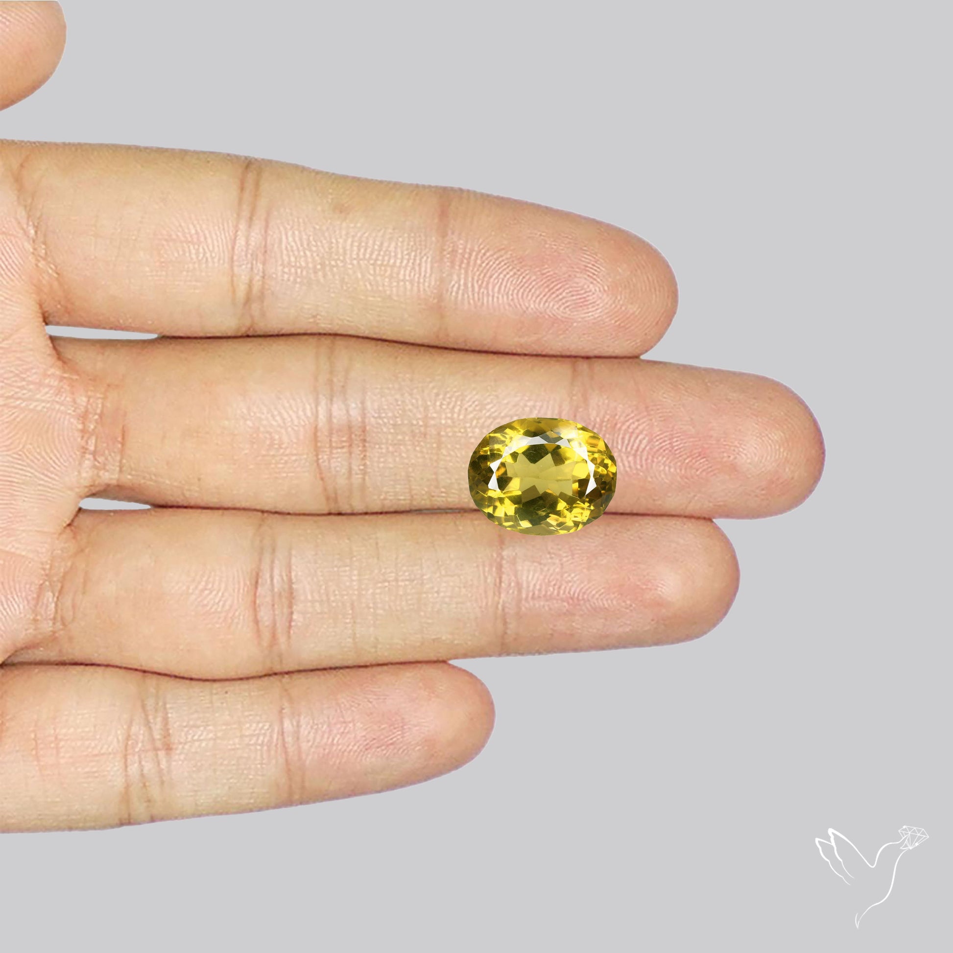 Faceted Lemon Quartz