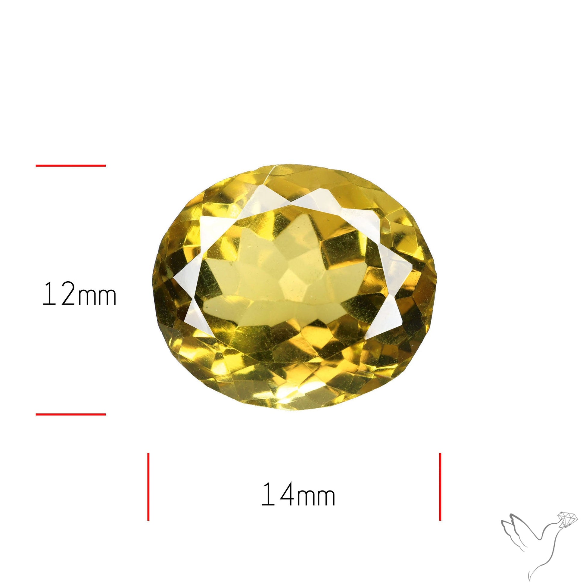 Faceted Lemon Quartz