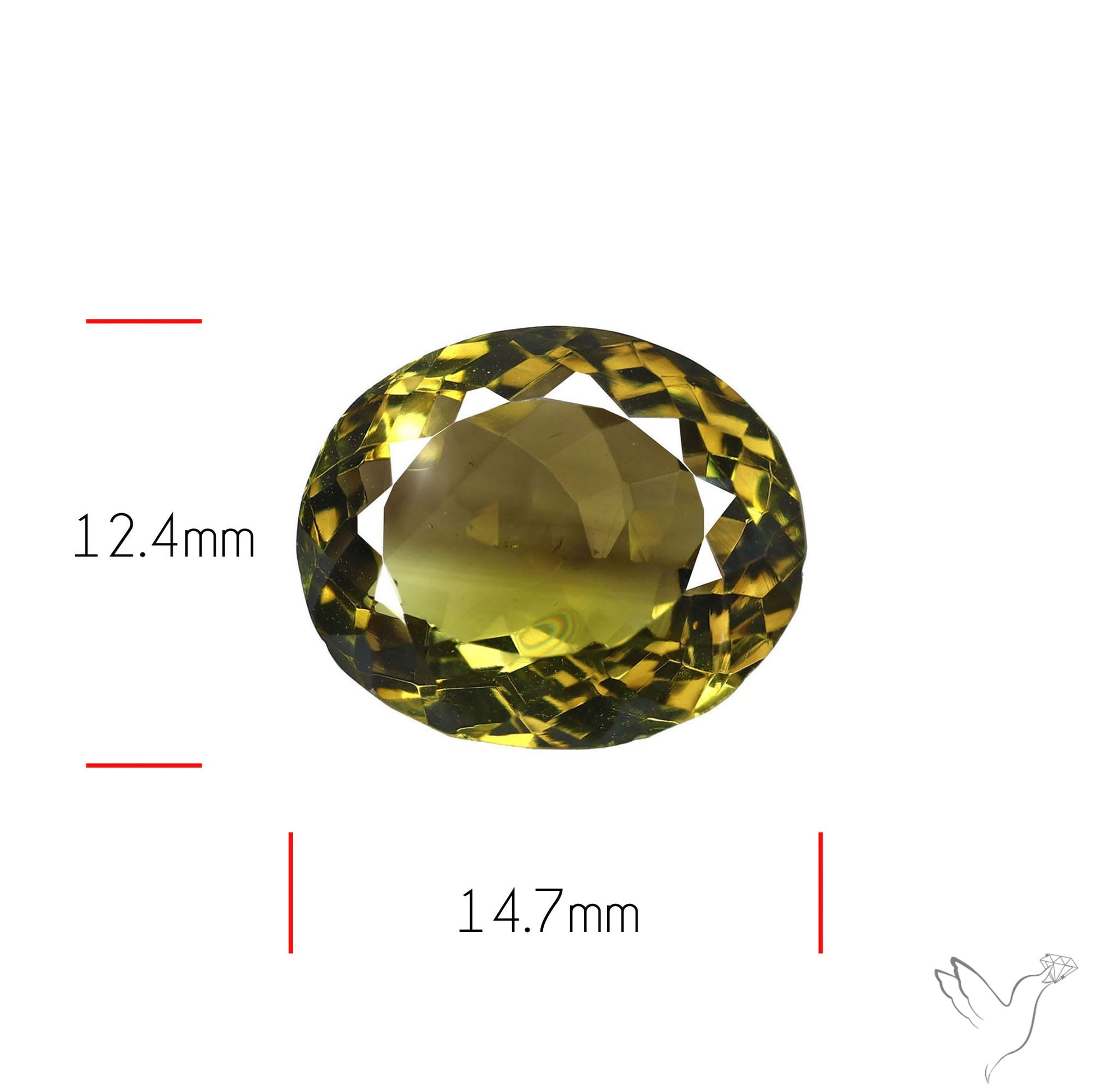 Faceted Lemon Quartz