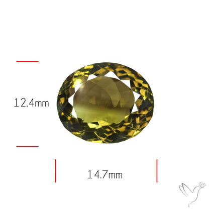 Faceted Lemon Quartz