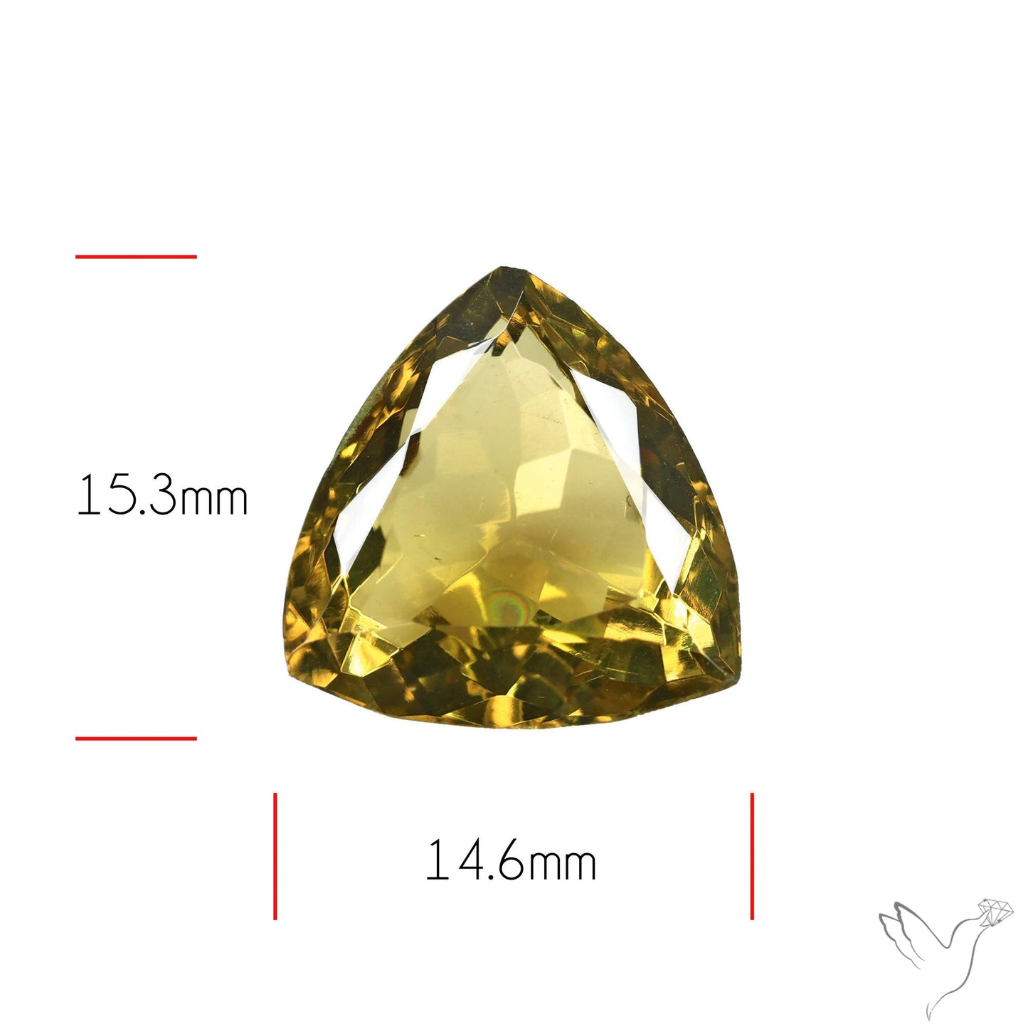 Faceted Lemon Quartz