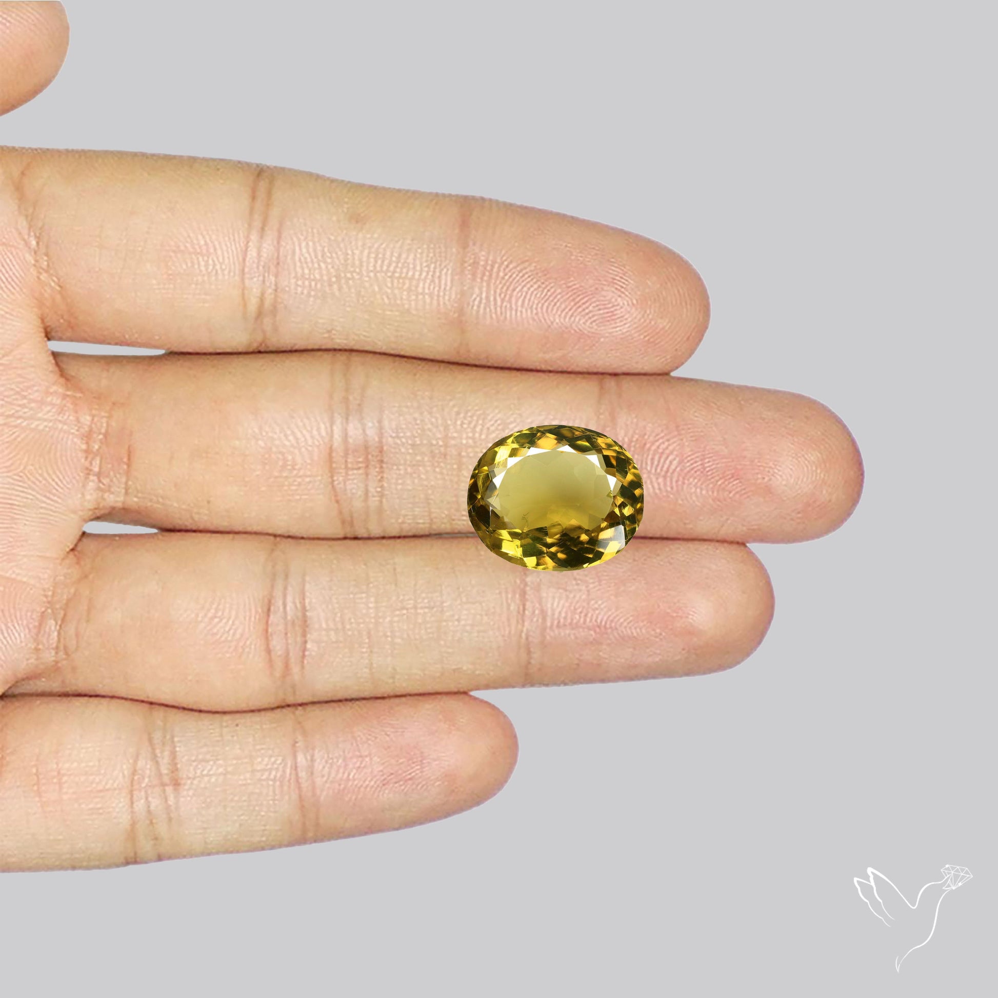 Faceted Lemon Quartz