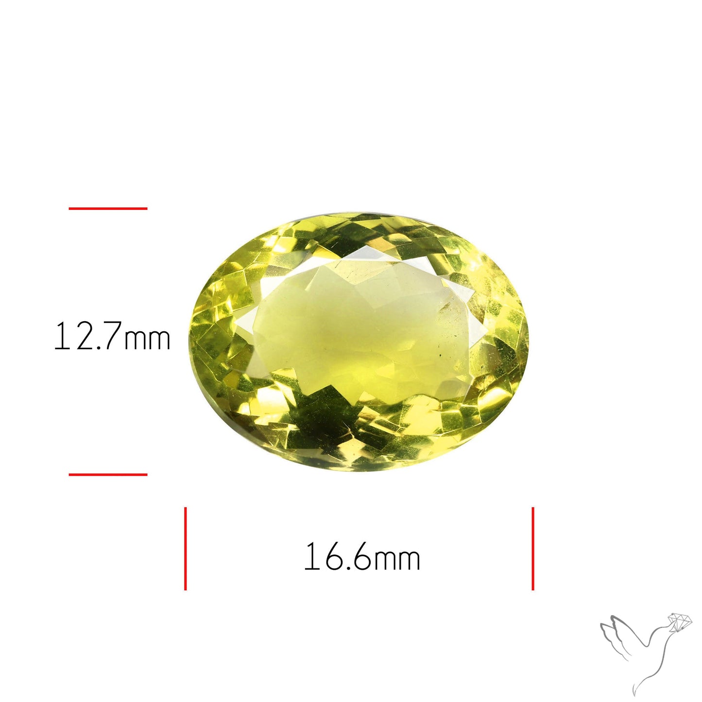 Faceted Lemon Quartz