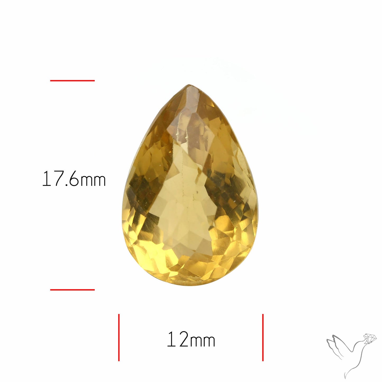 Faceted Lemon Quartz