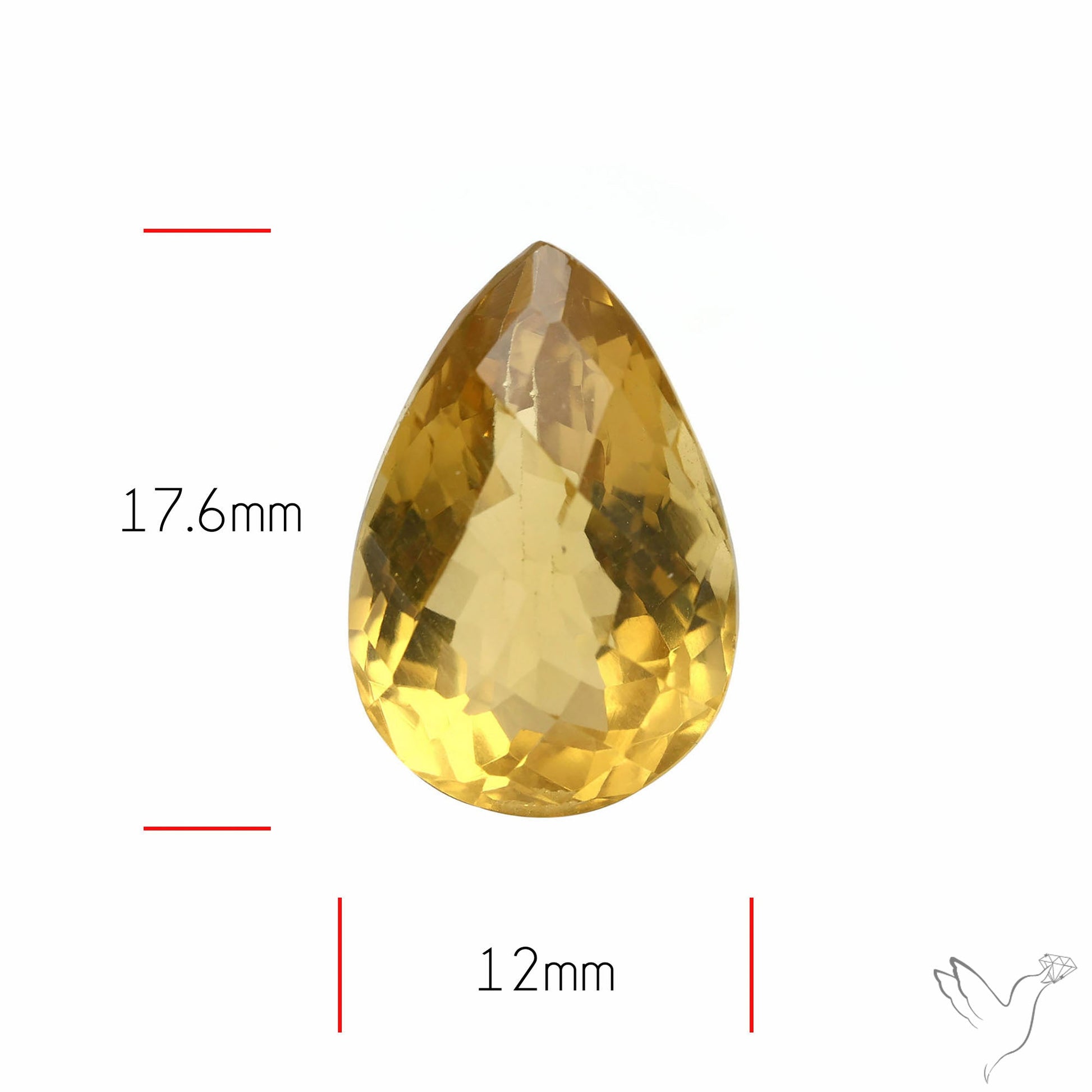 Faceted Lemon Quartz