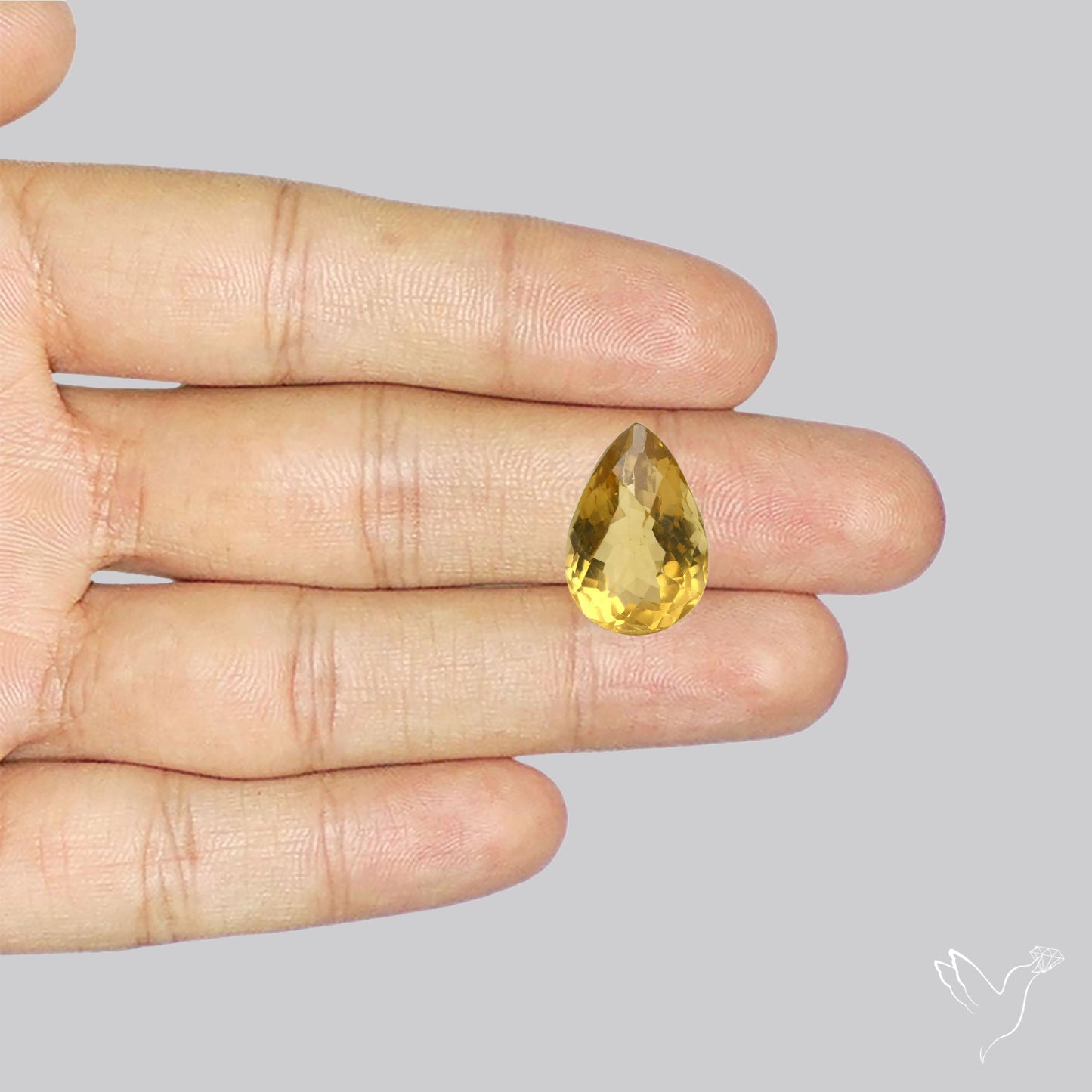 Faceted Lemon Quartz