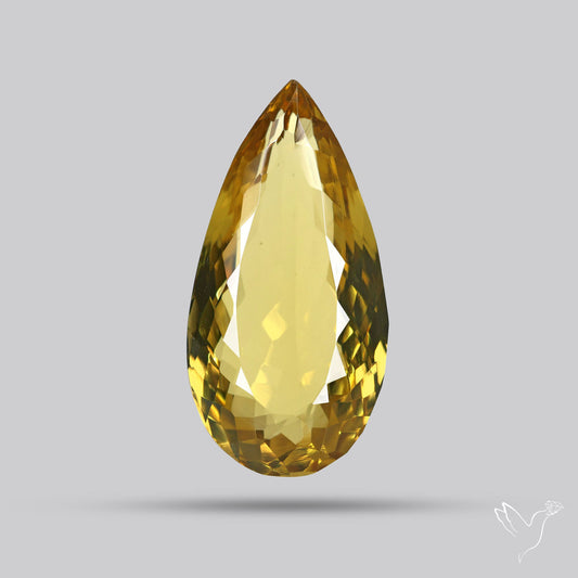 Faceted Lemon Quartz