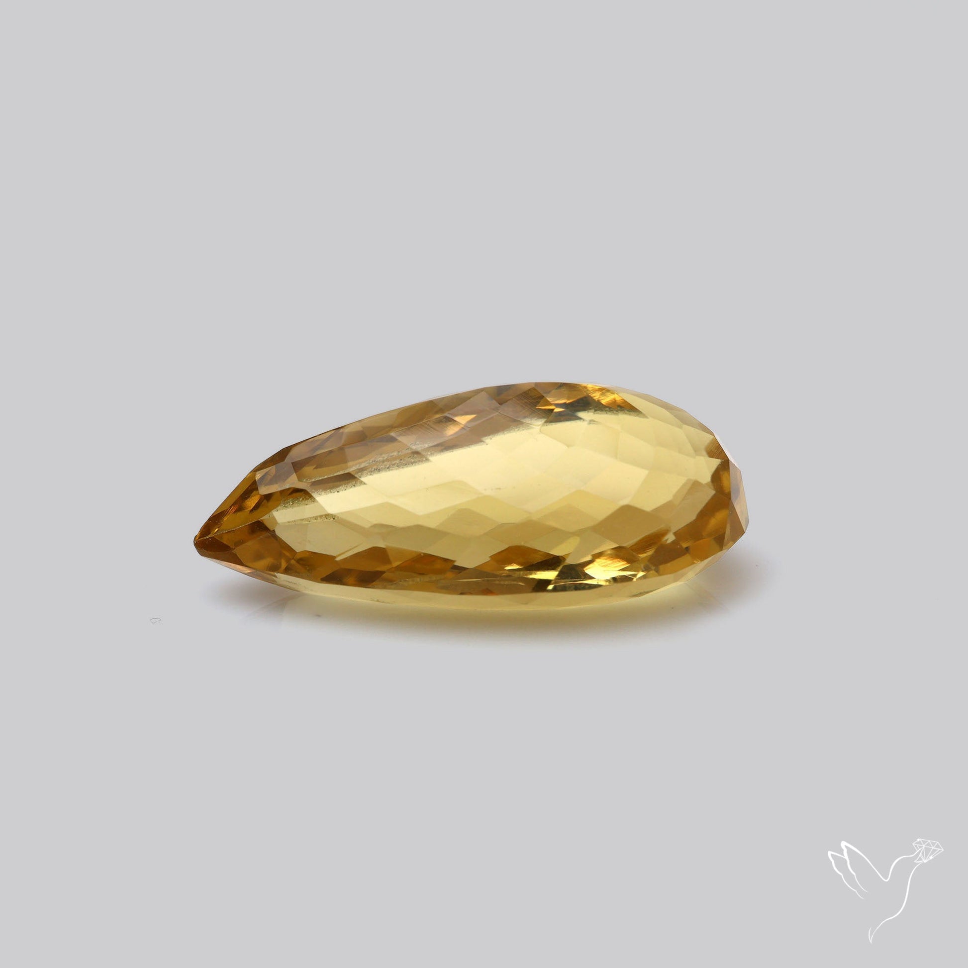 Faceted Lemon Quartz