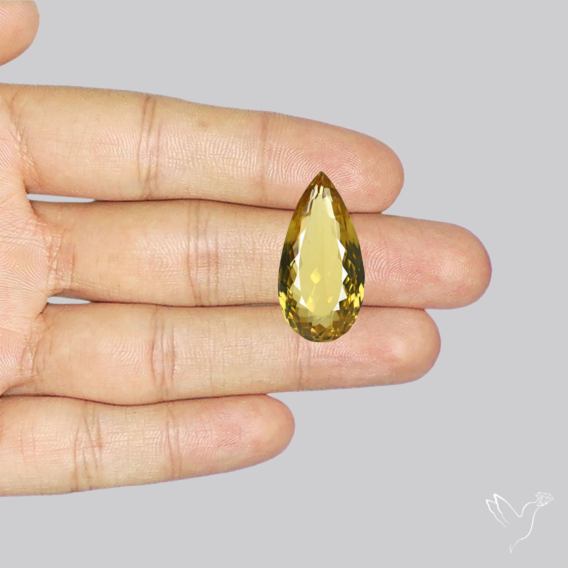 Faceted Lemon Quartz
