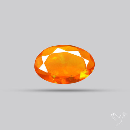 Faceted Mexican Fire Opal