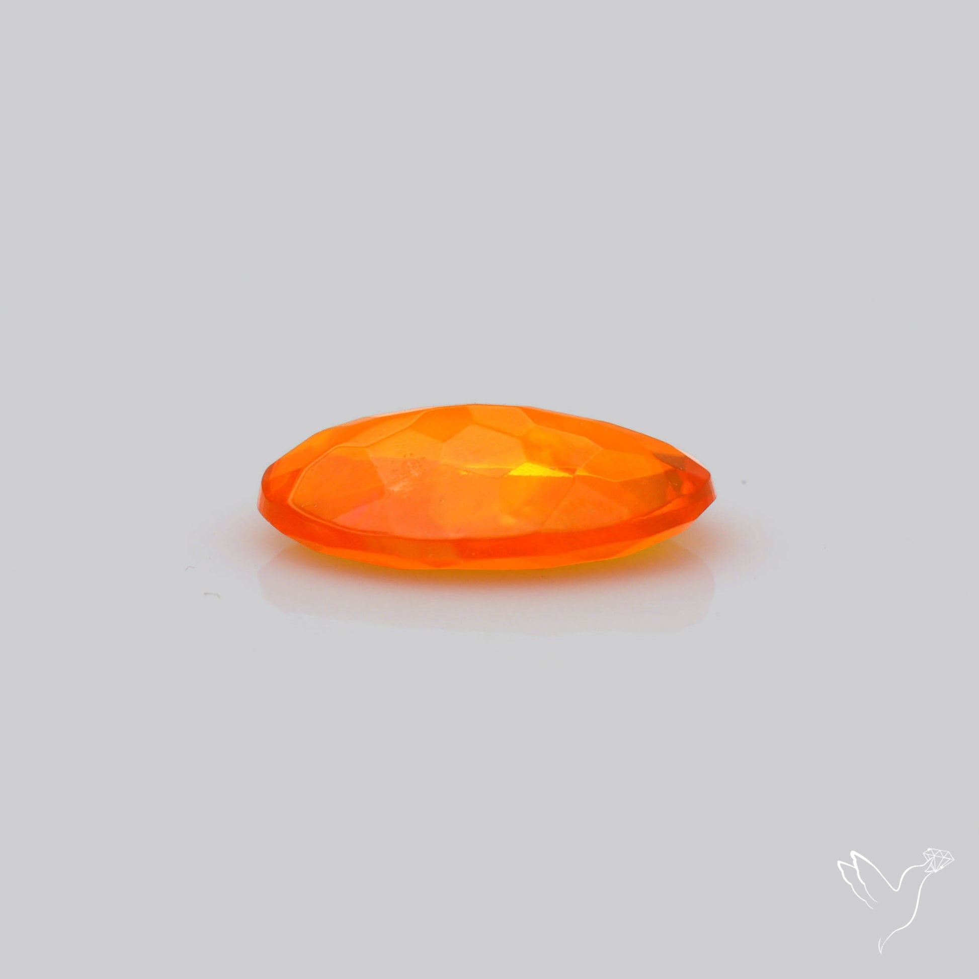 Faceted Mexican Fire Opal