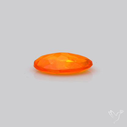 Faceted Mexican Fire Opal