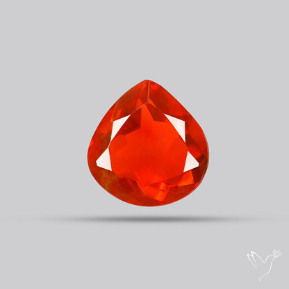Faceted Mexican Fire Opal