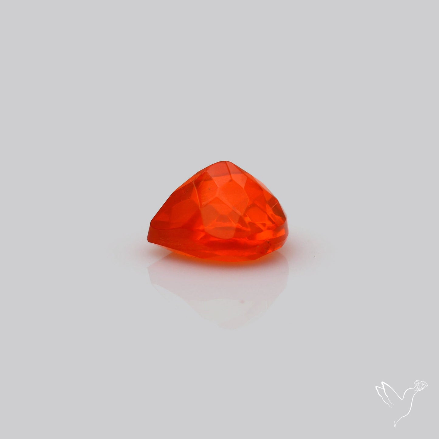 Faceted Mexican Fire Opal
