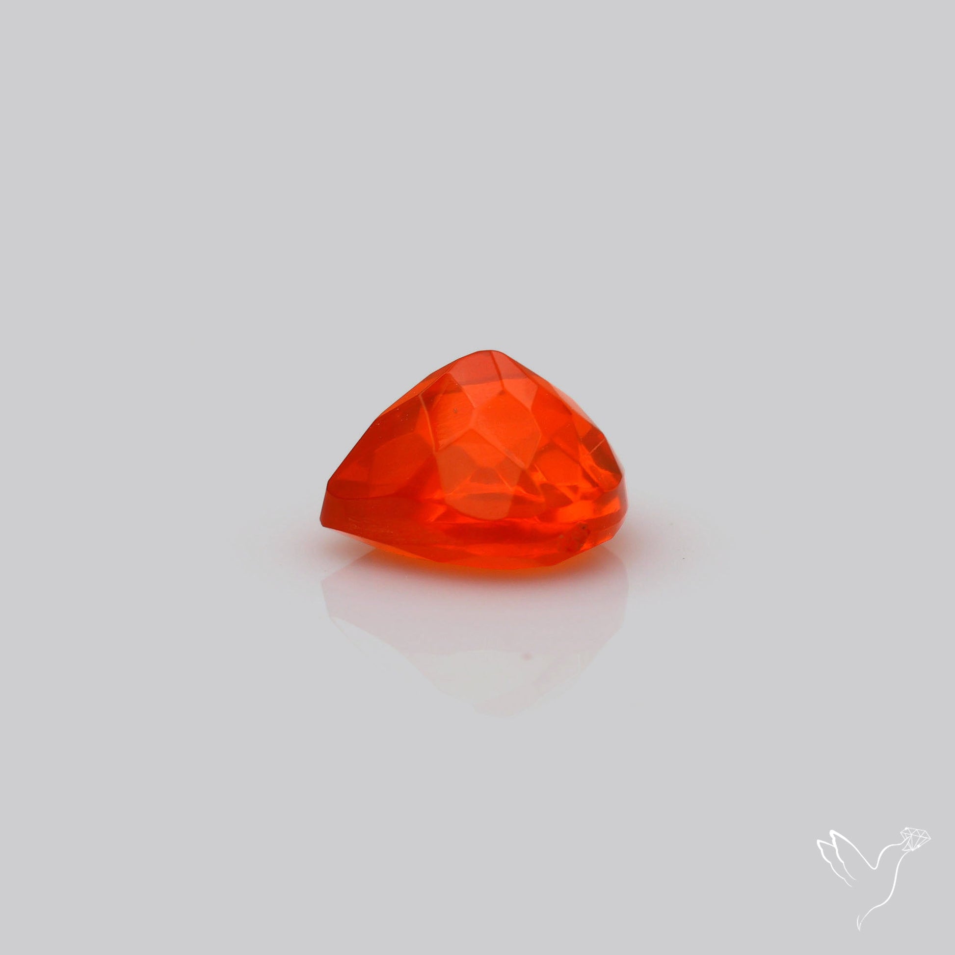 Faceted Mexican Fire Opal