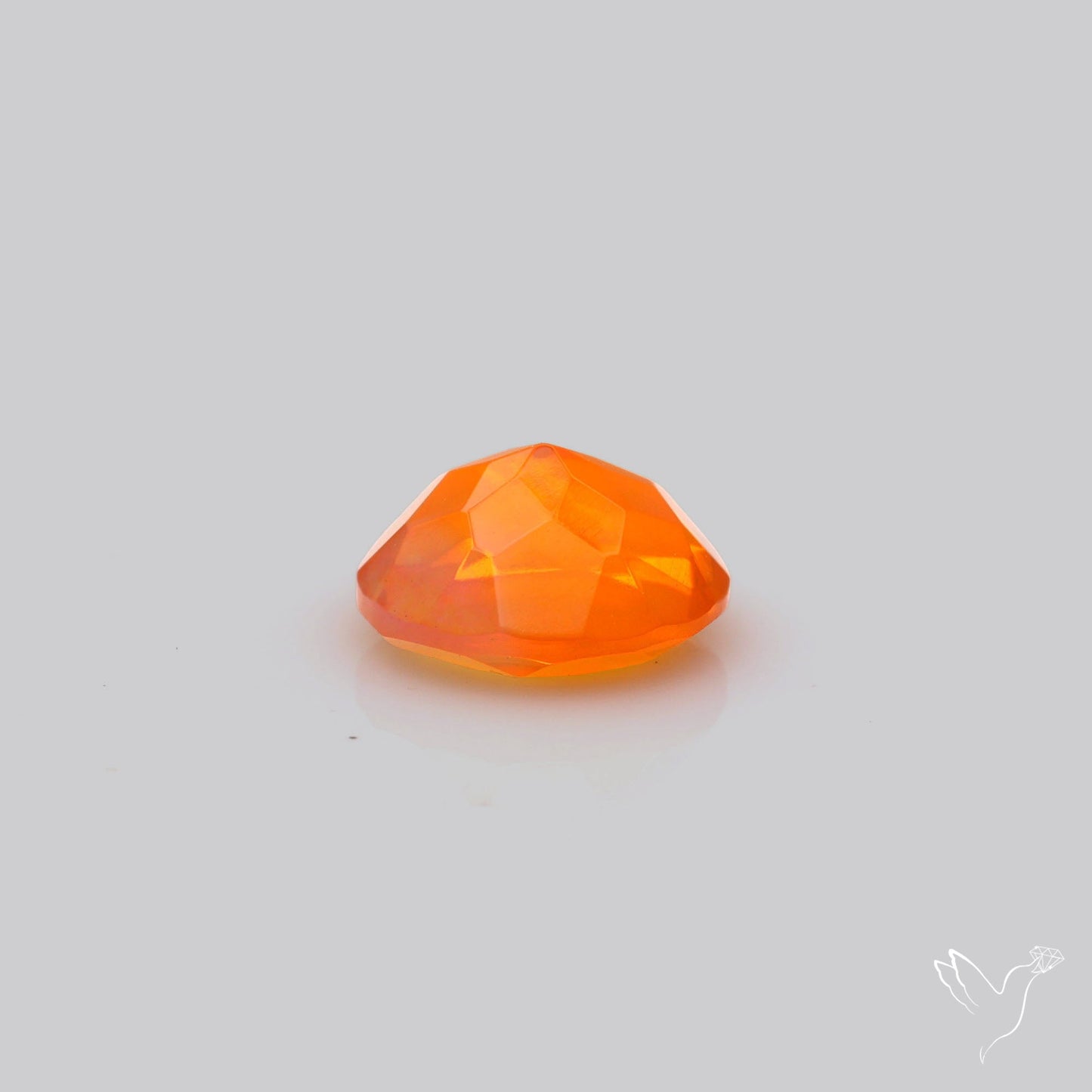 Faceted Mexican Fire Opal