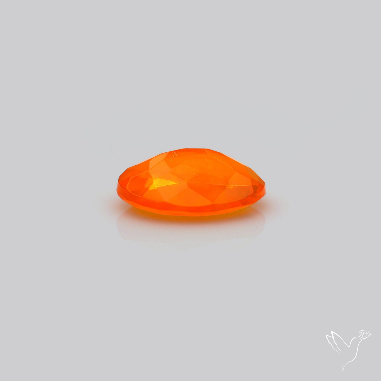 Faceted Mexican Fire Opal