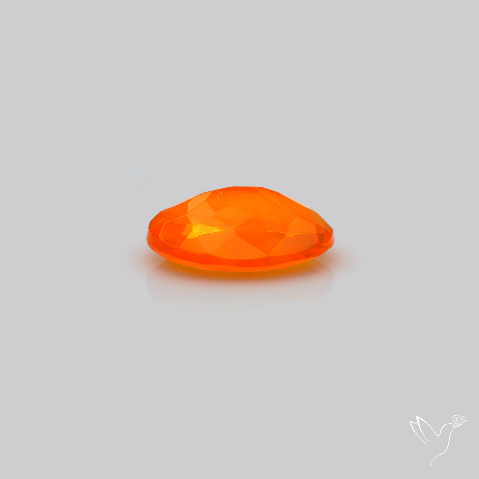 Faceted Mexican Fire Opal