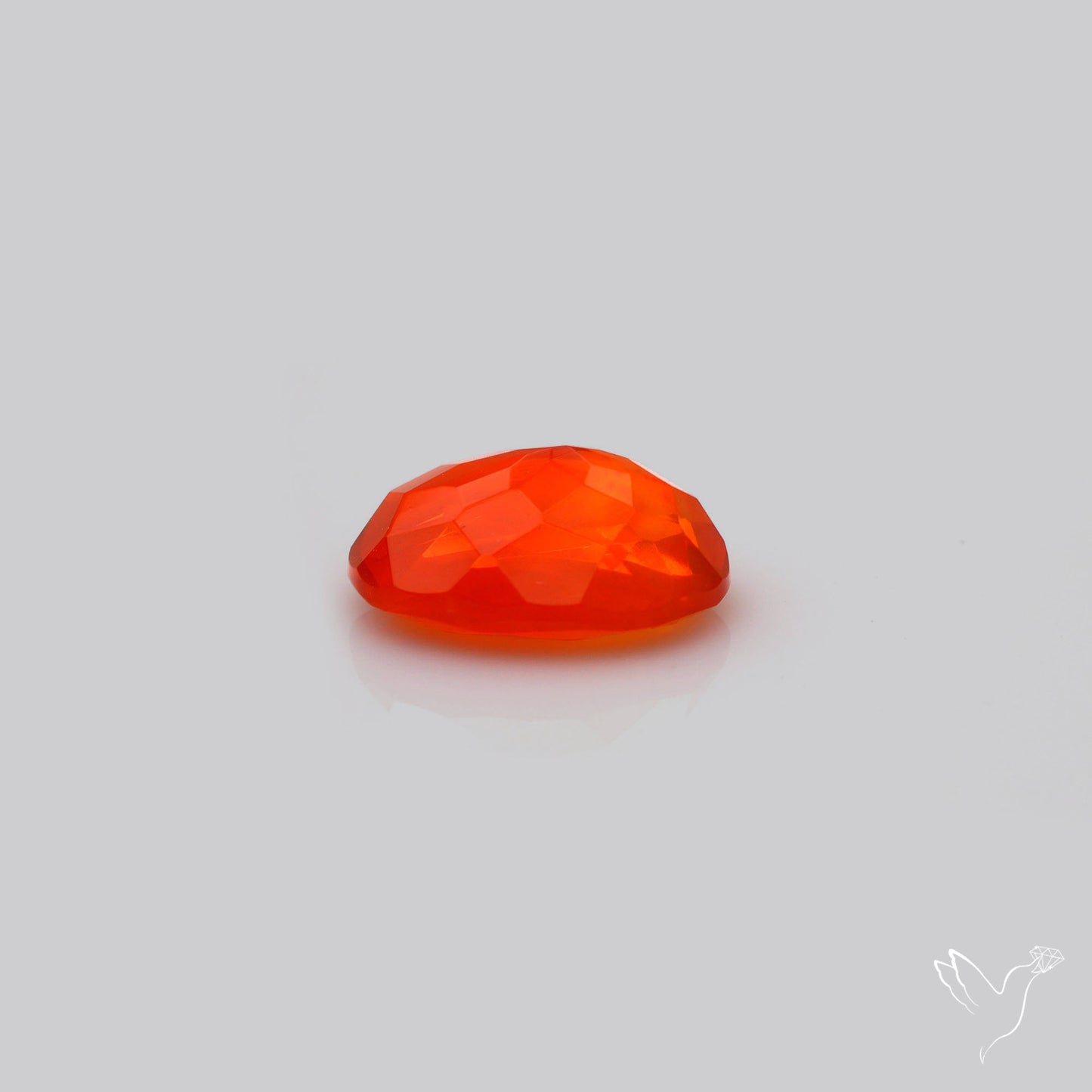 Faceted Mexican Fire Opal
