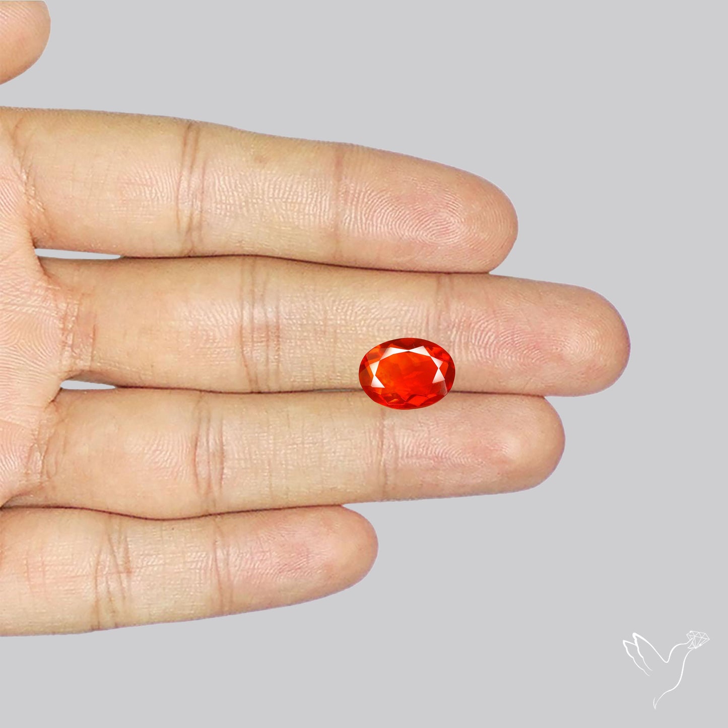 Faceted Mexican Fire Opal