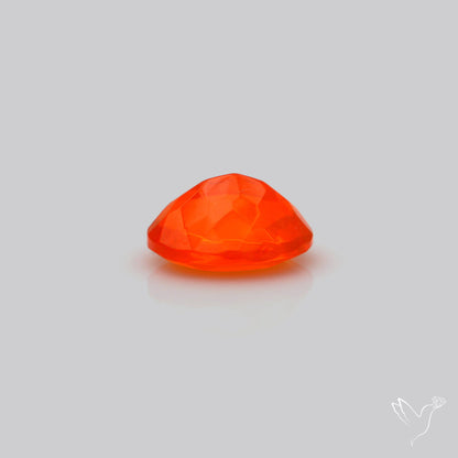 Faceted Mexican Fire Opal