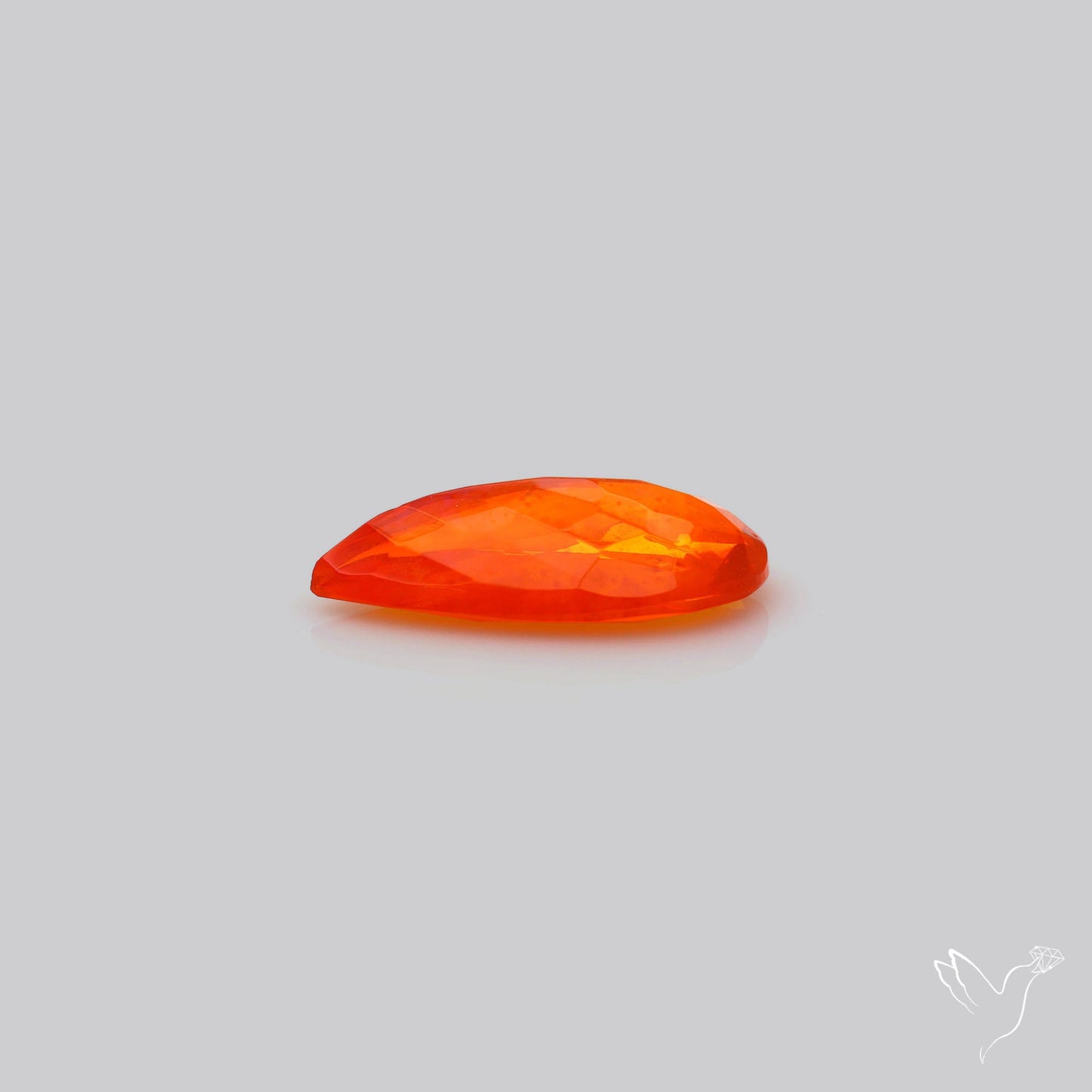 Faceted Mexican Fire Opal