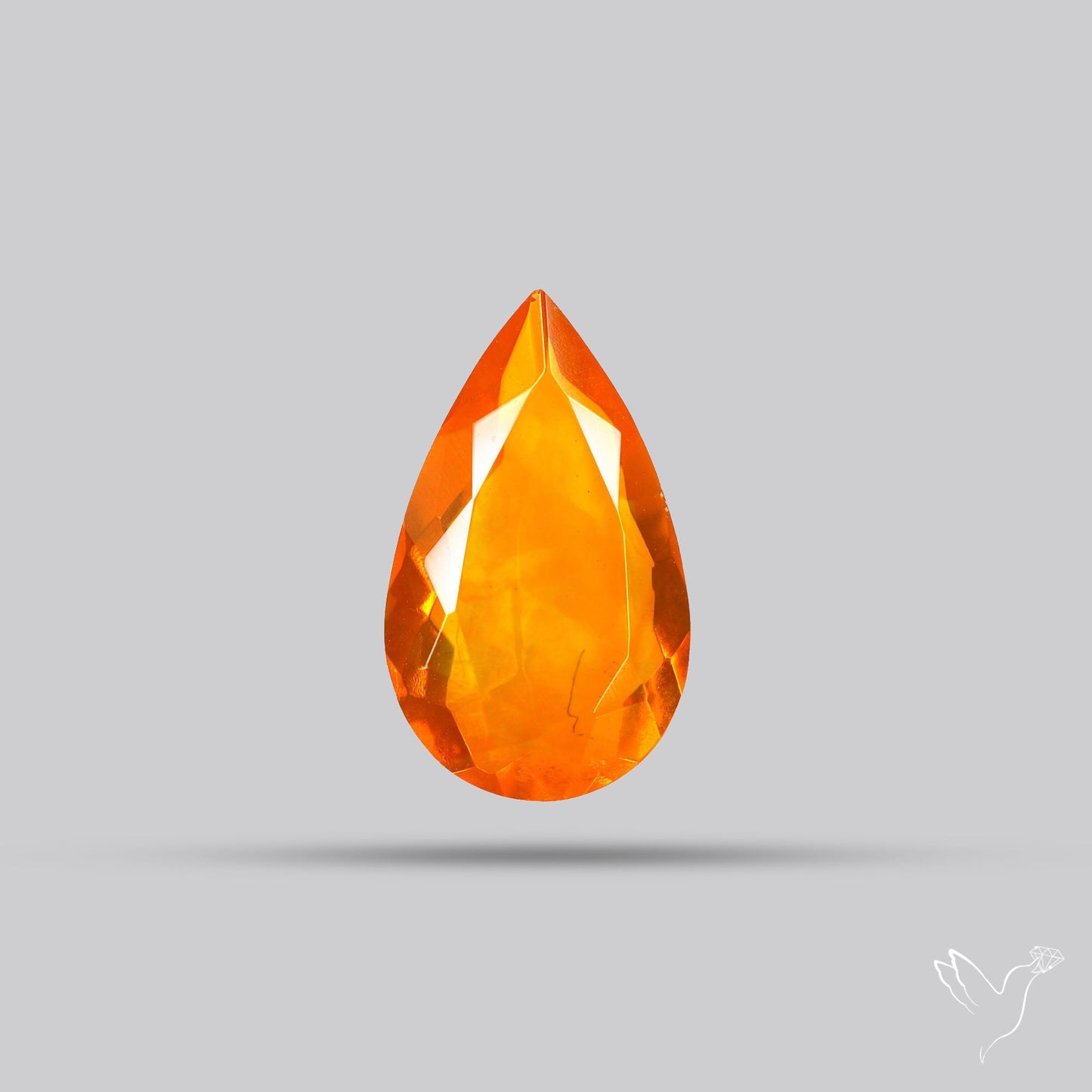 Faceted Mexican Fire Opal