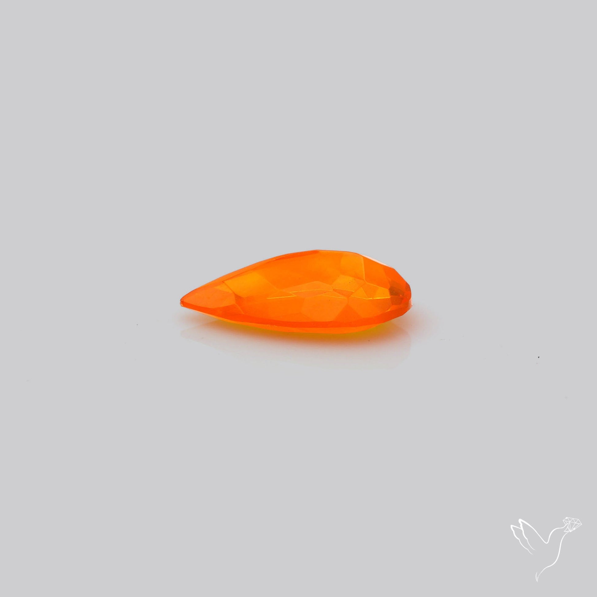 Faceted Mexican Fire Opal