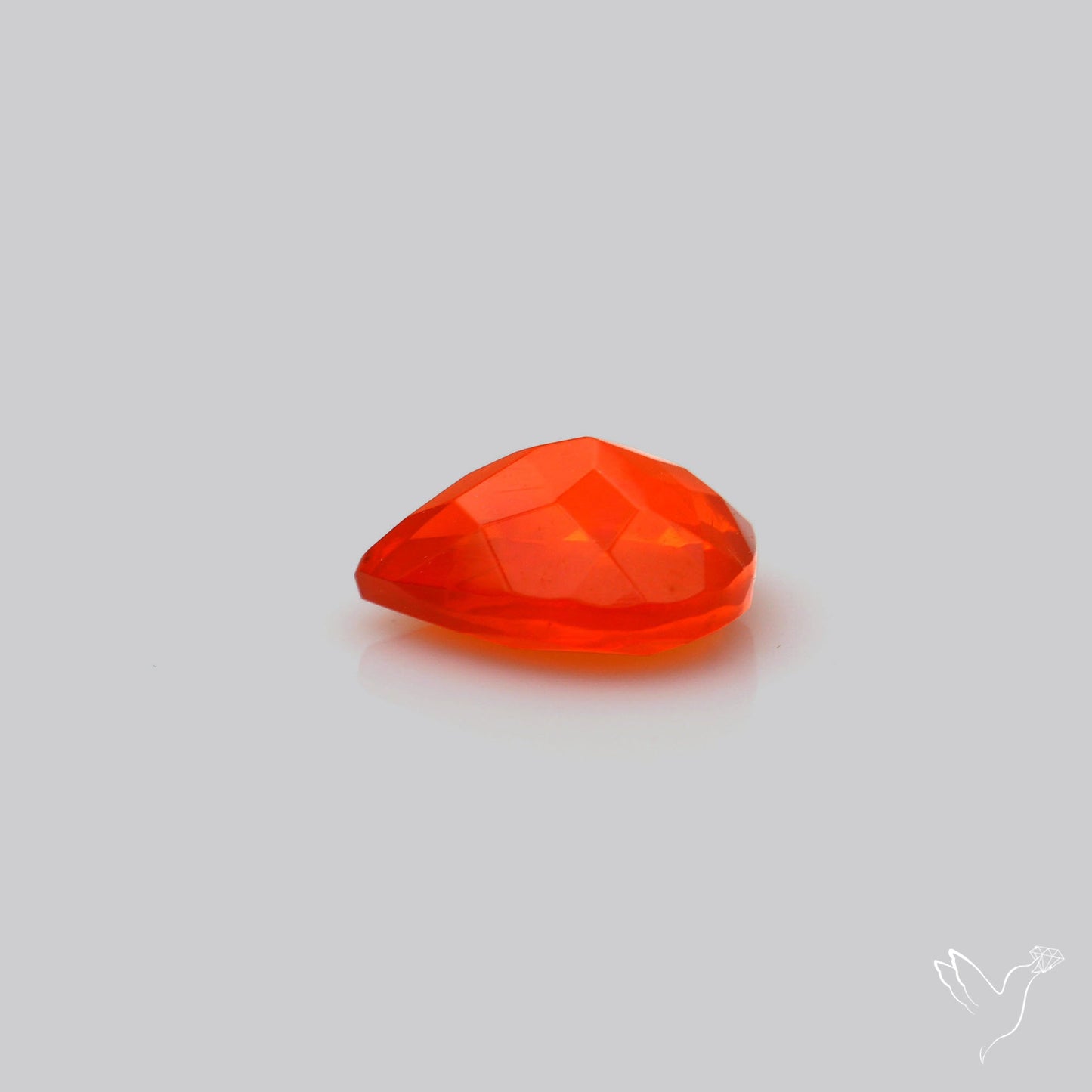 Faceted Mexican Fire Opal