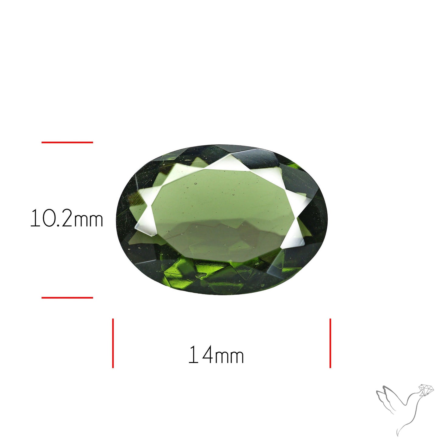 Faceted Rare Moldavite