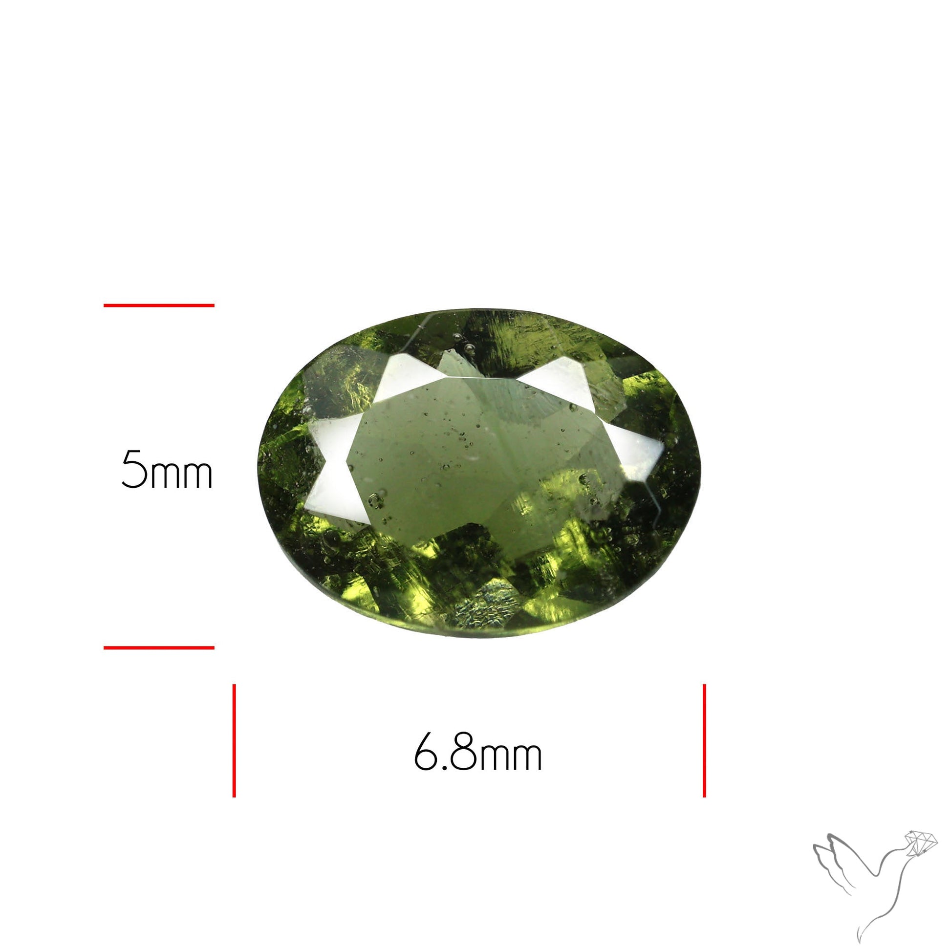 Faceted Rare Moldavite