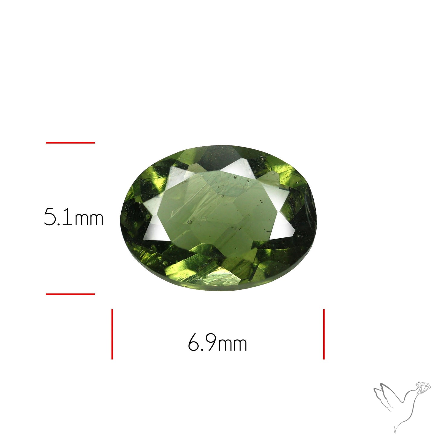 Faceted Rare Moldavite