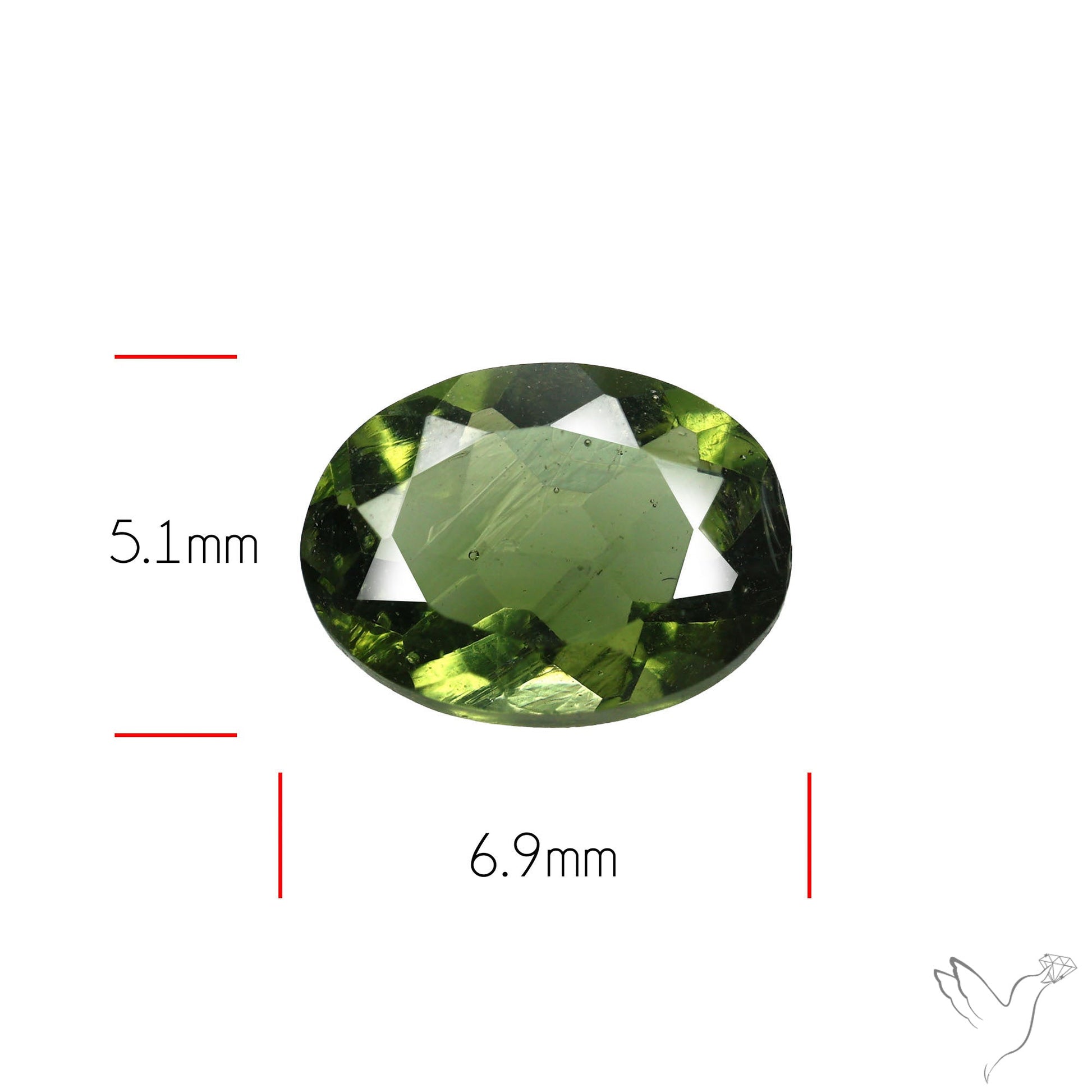 Faceted Rare Moldavite