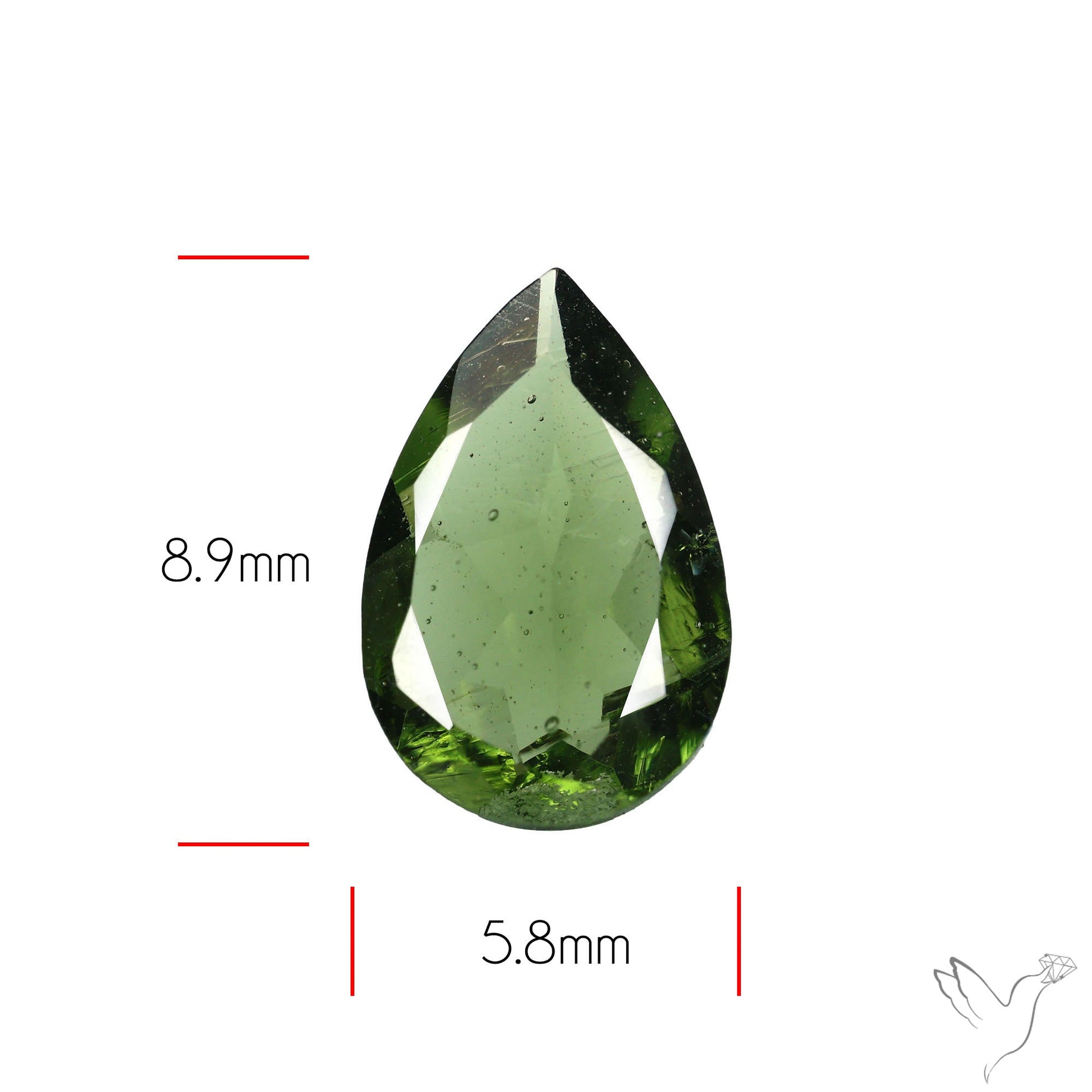 Faceted Rare Moldavite