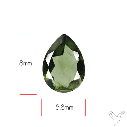 Faceted Rare Moldavite
