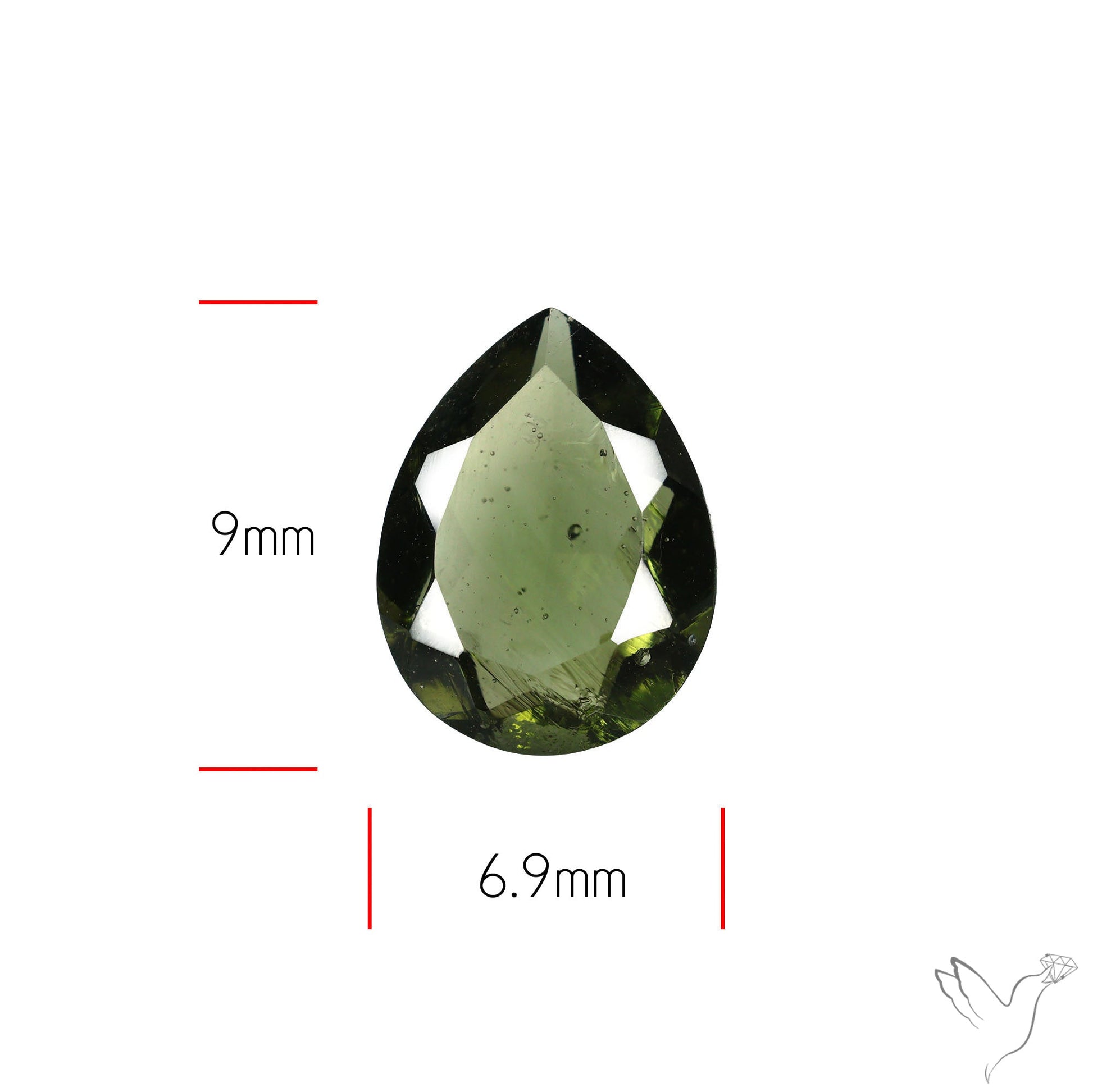Faceted Rare Moldavite