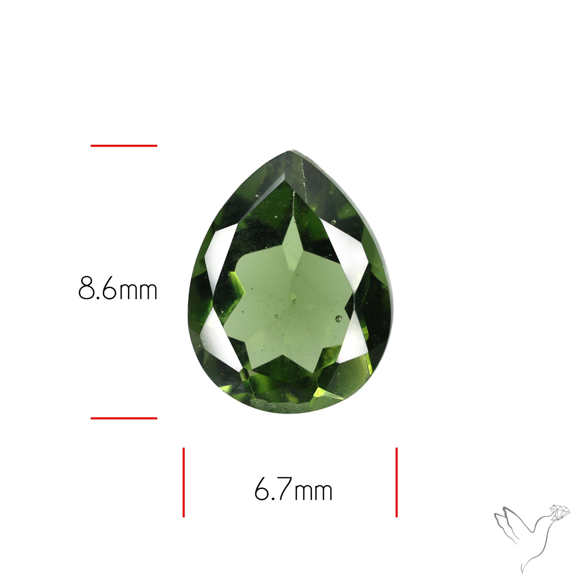 Faceted Rare Moldavite