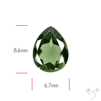 Faceted Rare Moldavite