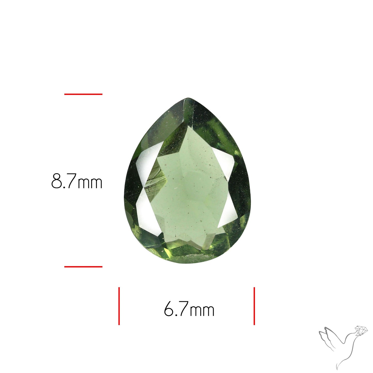 Faceted Rare Moldavite