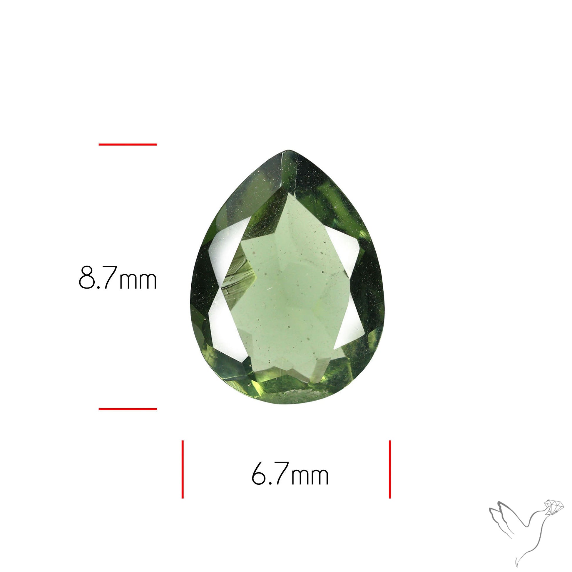 Faceted Rare Moldavite