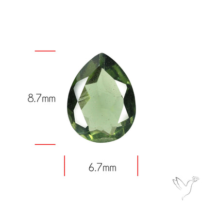 Faceted Rare Moldavite