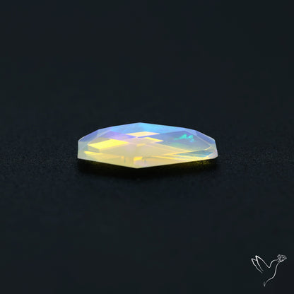 Step Faceted Ethiopian Opal Coffin